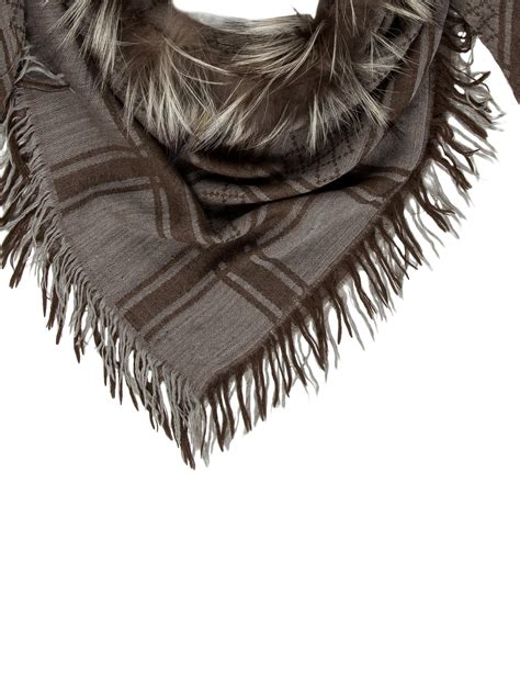 gucci fox scarf survie|Gucci Shawls & Stoles .